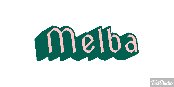Melba Texteffekt