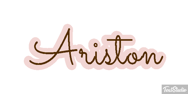 Ariston Text effect