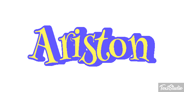 Ariston Text effect