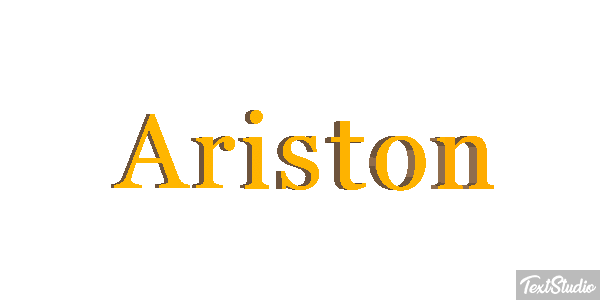 Ariston Text effect