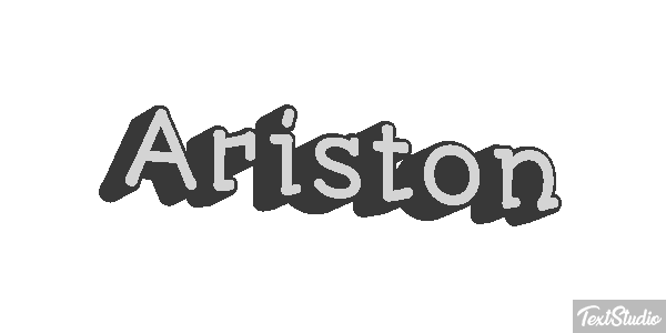 Ariston Text effect