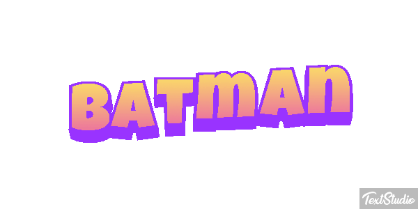 Batman Text effect