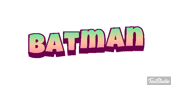 Batman Text effect