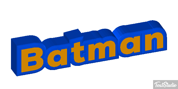 Batman Text effect