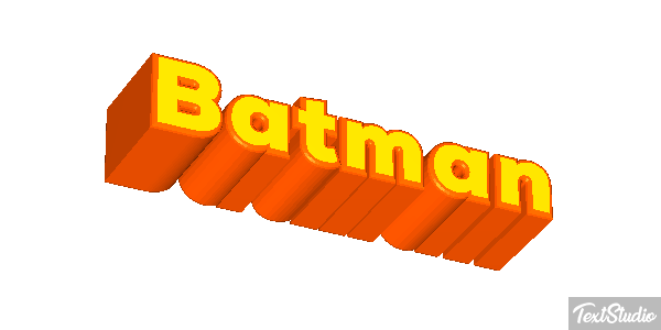Batman Text effect