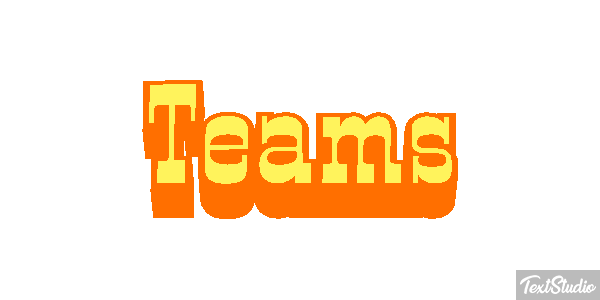 Teams Texteffekt