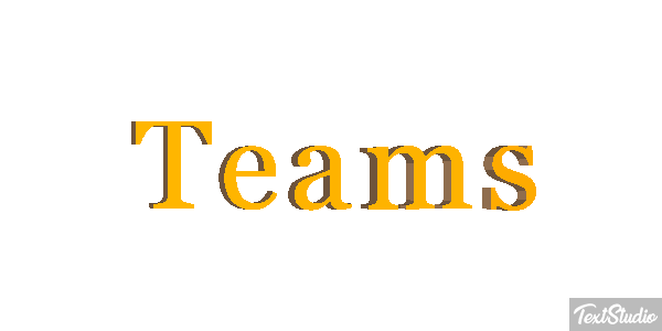 Teams Texteffekt