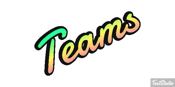 Teams Texteffekt