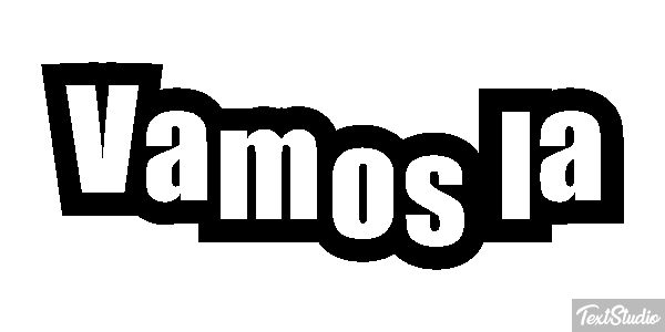 Vamos lá Tekst effect