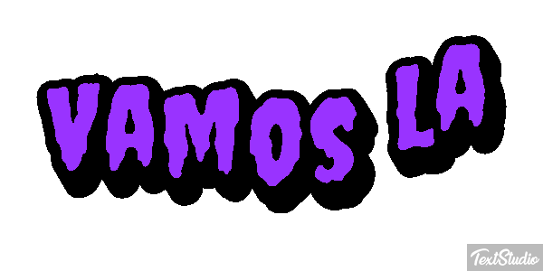 Vamos lá Tekst effect