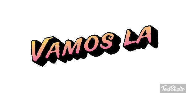 Vamos lá Tekst effect