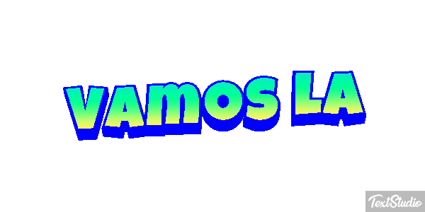 Vamos lá Tekst effect