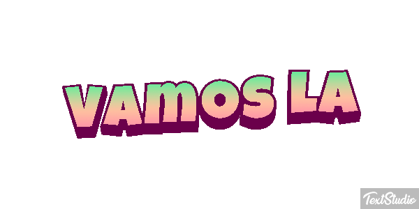 Vamos lá Tekst effect