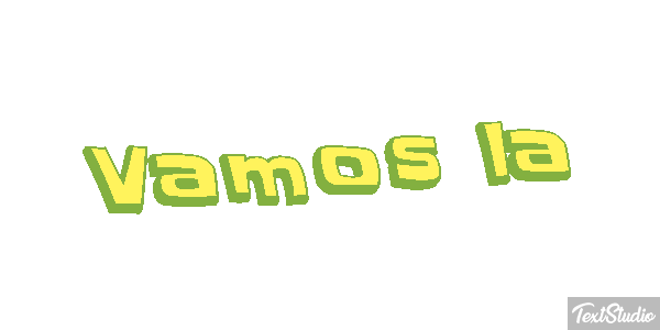 Vamos lá Tekst effect