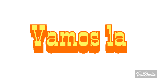 Vamos lá Tekst effect
