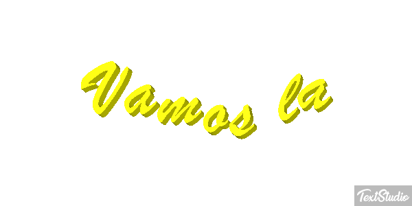 Vamos lá Tekst effect
