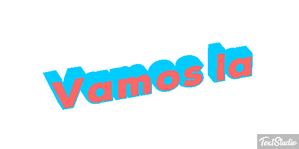 Vamos lá Tekst effect