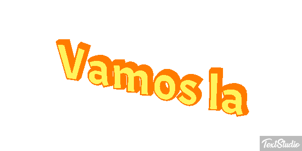 Vamos lá Tekst effect