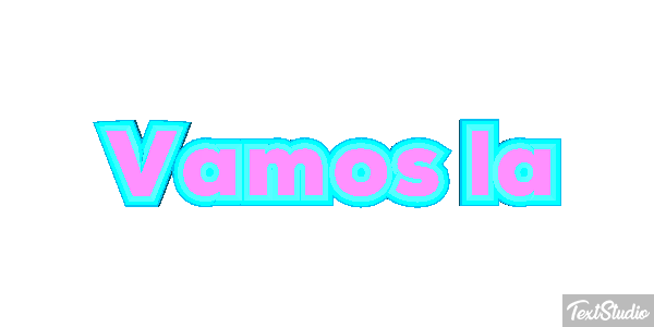 Vamos lá Tekst effect