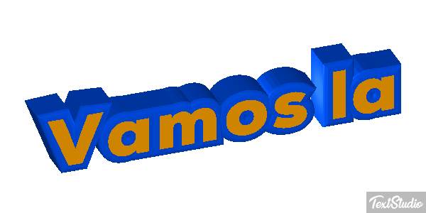 Vamos lá Tekst effect