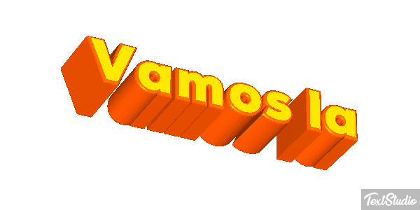 Vamos lá Tekst effect