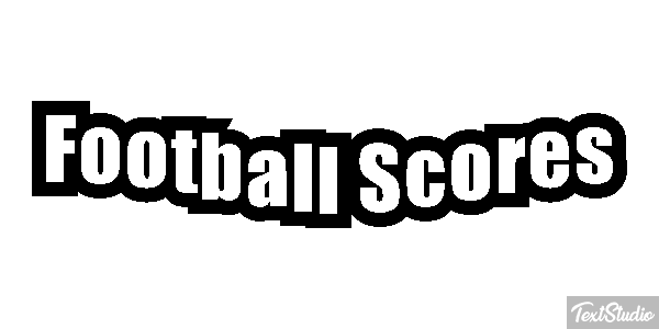 Football Scores Effetto testo