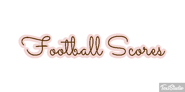 Football Scores Effetto testo