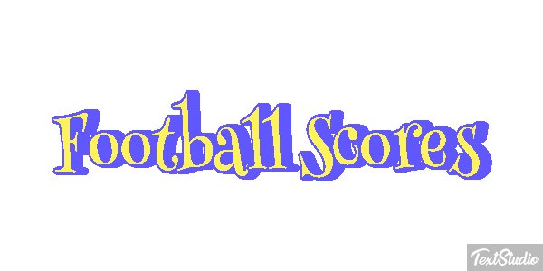 Football Scores Effetto testo