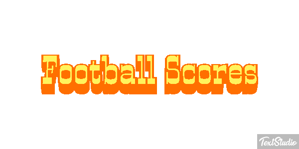 Football Scores Effetto testo