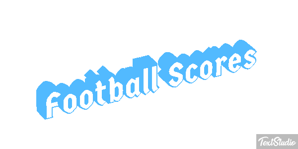 Football Scores Effetto testo