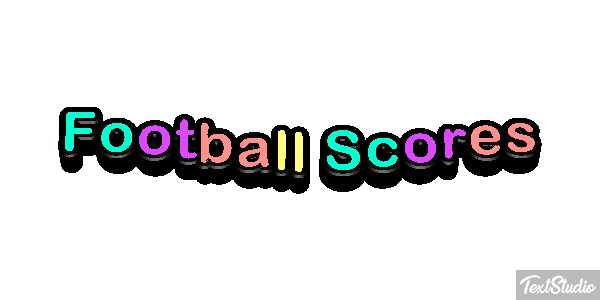 Football Scores Effetto testo