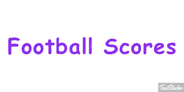 Football Scores Effetto testo