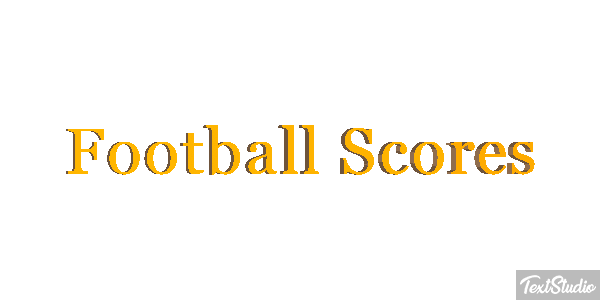 Football Scores Effetto testo