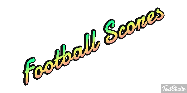 Football Scores Effetto testo
