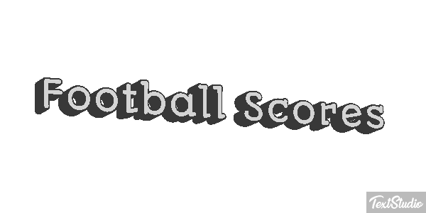 Football Scores Effetto testo