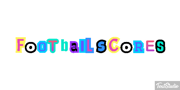 Football Scores Effetto testo