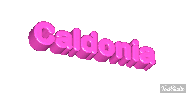Caldonia Tekst effect