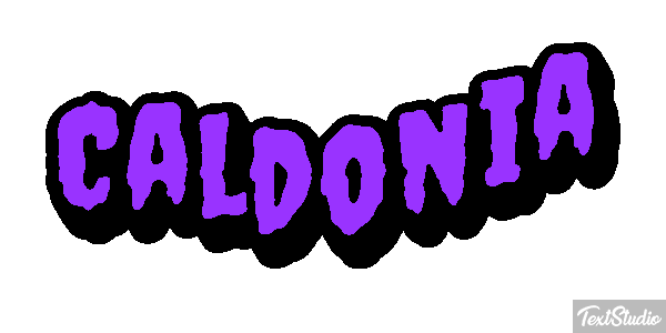 Caldonia Tekst effect