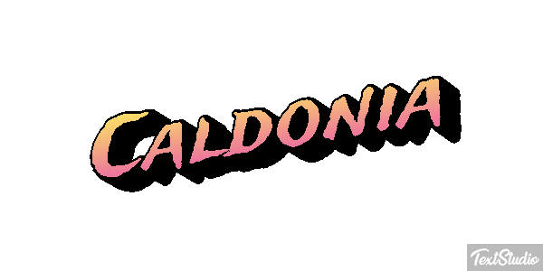 Caldonia Tekst effect