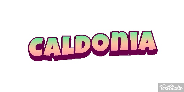Caldonia Tekst effect