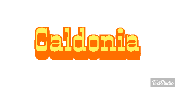 Caldonia Tekst effect