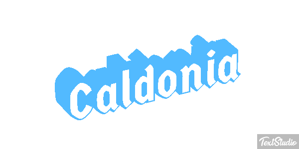 Caldonia Tekst effect
