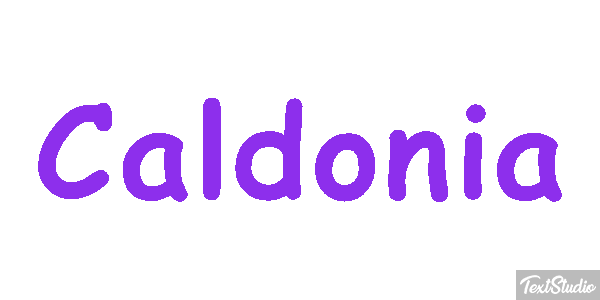 Caldonia Tekst effect