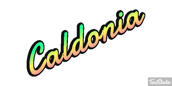 Caldonia Tekst effect