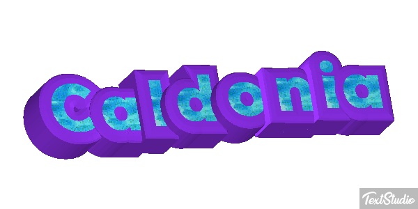 Caldonia Tekst effect
