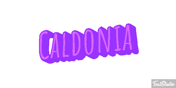 Caldonia Tekst effect
