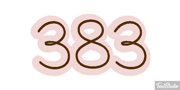 383 Texteffekt