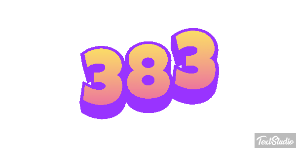 383 Texteffekt