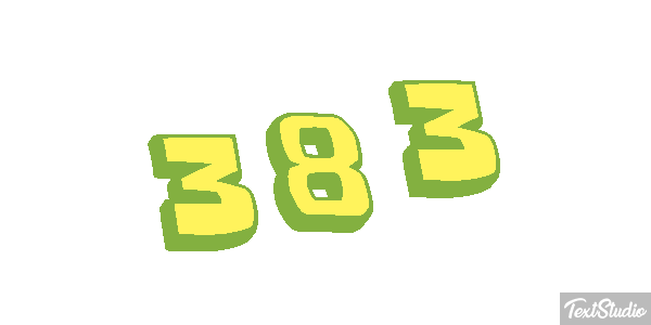 383 Texteffekt