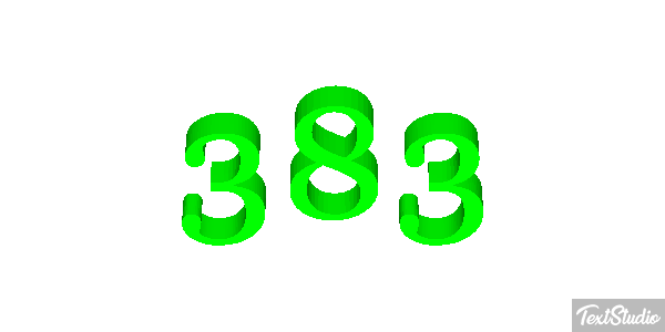 383 Texteffekt